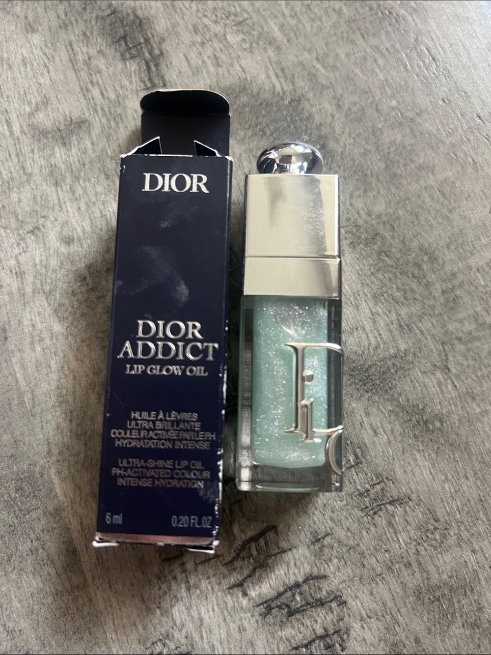 Dior Addict Lip Glow Oil in Mint Green with Silver Cap
